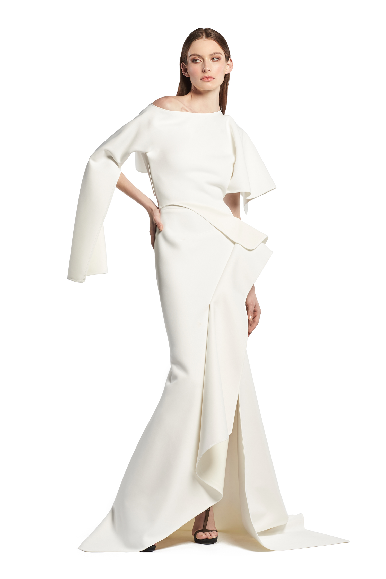 Maticevski Rigorous Draped One-Shoulder Gown | Neiman Marcus