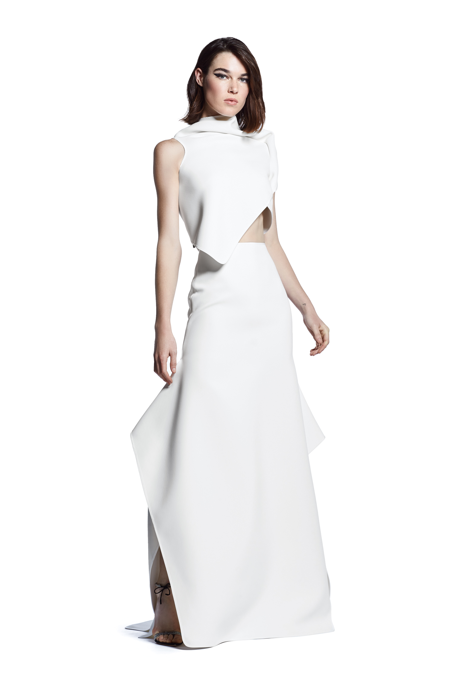 White evening skirt 2025