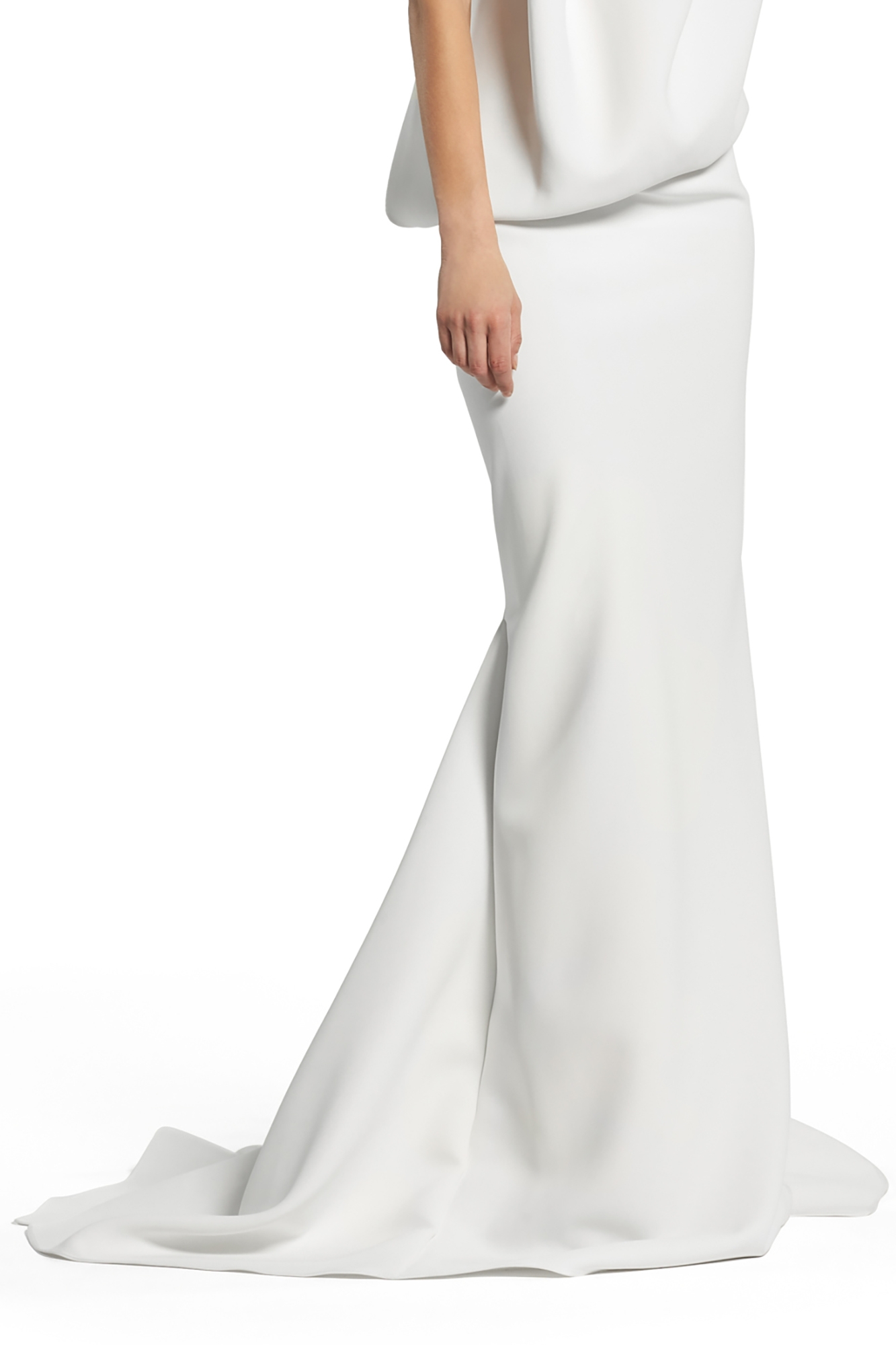 White evening skirt hot sale